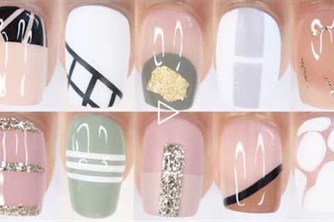 10+ EASY NAIL ART IDEAS | nail art designs compilation