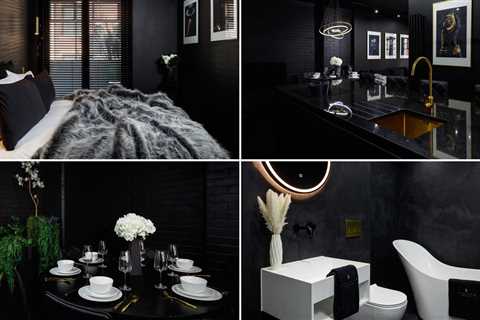 ‘Seductive’ Manchester flat with all-black interiors on sale for £400,000