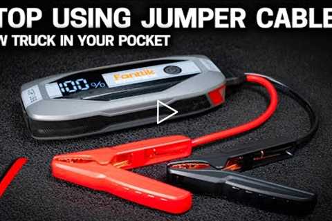 Never Need Jumper Cables Again - Fanttik Apex T8 Digital Jump Starter