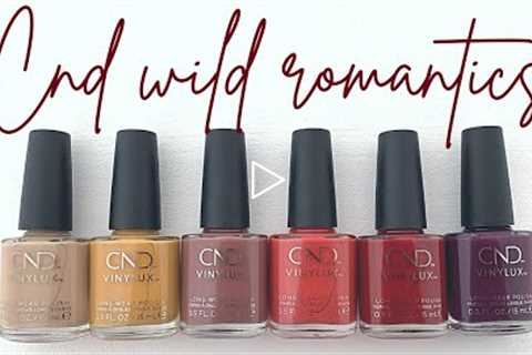 CND Vinylux Wild Romantics Collection | Fall 2021 [LIVE SWATCH ON REAL NAILS]