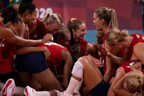 U.S. wins first Olympic gold in women's volleyball