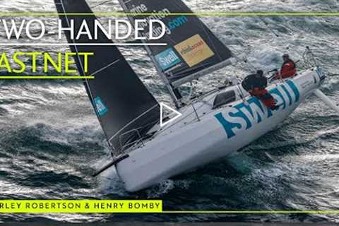 Shirley Robertson and Henry Bomby on sailing the SunFast 3300 Swell two-handed in the Fastnet Race