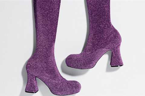 For a brighter fall, wear glittering boots