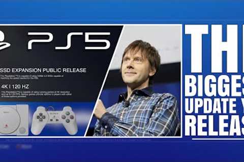 PLAYSTATION 5 ( PS5 ) - PS5 SSD UPDATE PUBLIC RELEASE DATE / PS1 EMULATION / 4K ,120 UPDATE / MAJO….