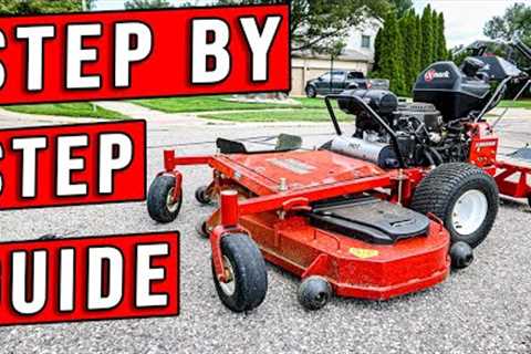 How To Operate A Walk Behind Mower (Step By Step Tutorial)