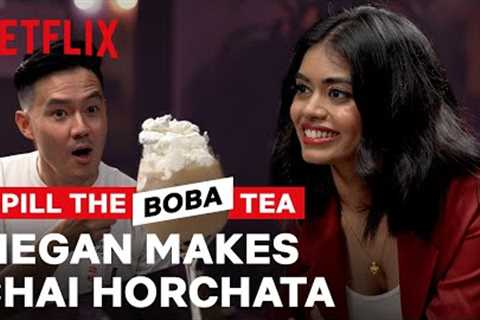 Megan Suri from Never Have I Ever is a Baller?? | Spill the Boba Tea | Netflix