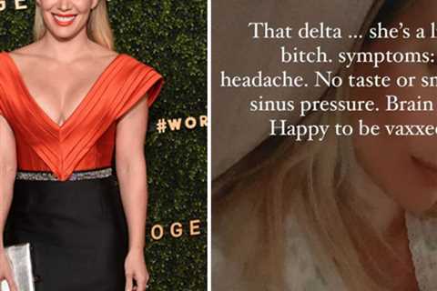 Hilary Duff Tests Positive for Delta Variant Covid