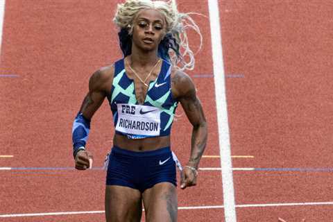 Sha'Carri Richardson finishes last in Return to Track