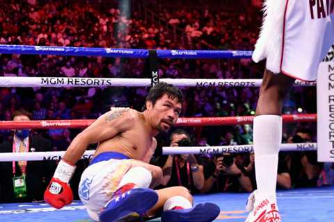 Manny Pacquiao is left to consider his future after he has lost.