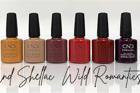 CND Shellac Wild Romantics Collection [Fall 2021] Swatch on REAL NAILS