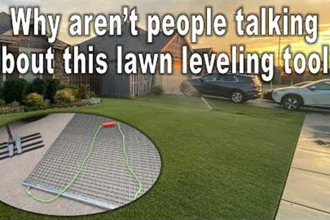 No one is talking about this lawn leveling tool! They're fighting about leveling rakes instead.