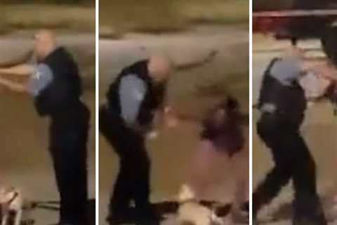 Chicago Police Investigating 'Deeply Concerning' Video of Officer 'Attack' on Lone Woman Walking..