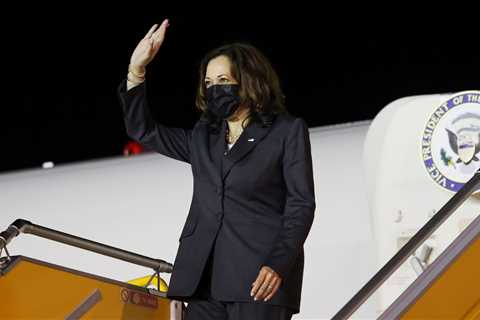 Harris is delayed by a report about an unexplained "health incident" in Hanoi.
