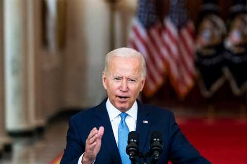 Biden defends the pullout and declares an end to nation-building