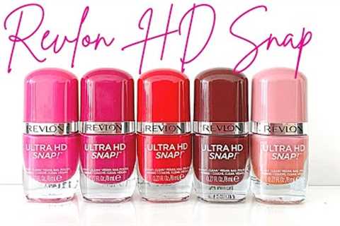 Revlon Ultra HD Snap Polish Swatch [SO IMPRESSED!]
