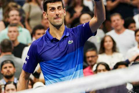 Novak Djokovic is sensitive, even when the crowd's not against him