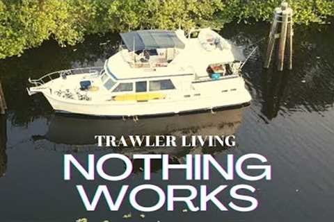 Moving back on the BOAT LIFE || Glad to be back | All Electronics Failed || Season 4 Trawler Life ||