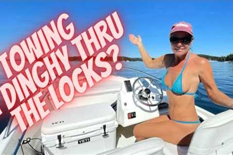 Towing a Dingy through the Locks