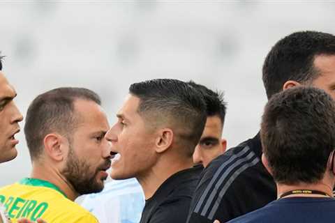 Brazil-Argentina Match Stops After Storm Field of Health Officials