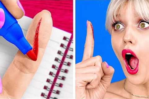20+ CRAZY SCHOOL PRANKS || Smart Hacks And Crafts For Students