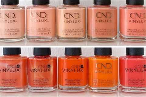 CND Vinylux Peach/Orange Shades ? ?