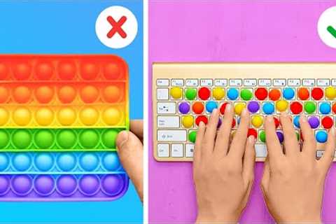 Jaw-Dropping POP IT Hacks And DIY Ideas