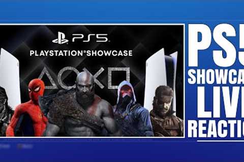PLAYSTATION 5 ( PS5 ) - PS5 SHOWCASE 2021 LIVE REACTION ! / GOD OF WAR RAGNAROK REVEAL / MGS REMA...