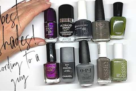 NAIL POLISH SHADES FOR GUYS | Mr. Salon Life's favourite shades