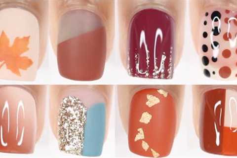 EASY FALL NAIL ART IDEAS | fall 2021 nail art designs compilation
