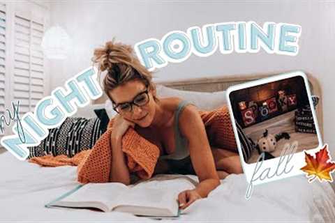 My Real HEALTHY Fall Nighttime Routine 2021