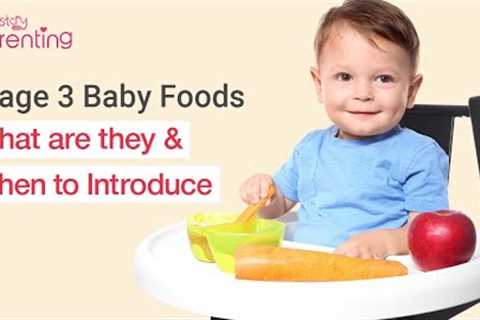 Stage 3 Baby Foods – What They Are &amp; When to Introduce
