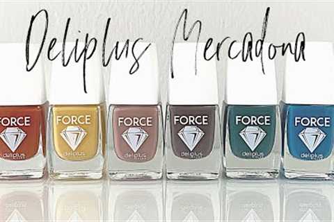 Swatching Deliplus Force FALL 2021 (from Mercadona, Spain)