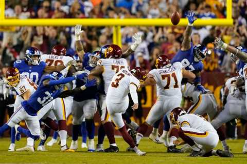 Giants Leave Points on the Board and Come Up One Short