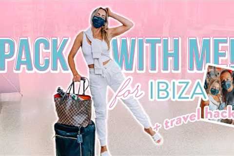 Pack with me! Healthy snacks + how I get organized | 2 weeks in IBIZA