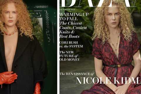 Nicole Kidman Talks Tom Cruise &amp; Keith Urban Marriages, Shows Natural Curls In Harper's Bazaar