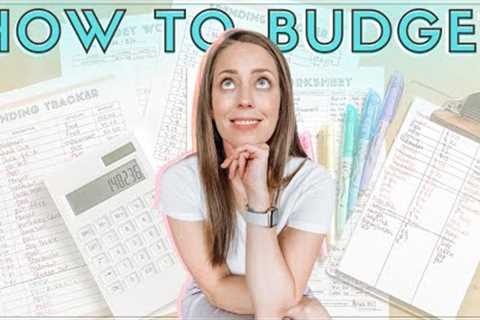 HOW TO BUDGET For Beginners Step by Step | Budgeting Basics to Create a Budget That Actually Works