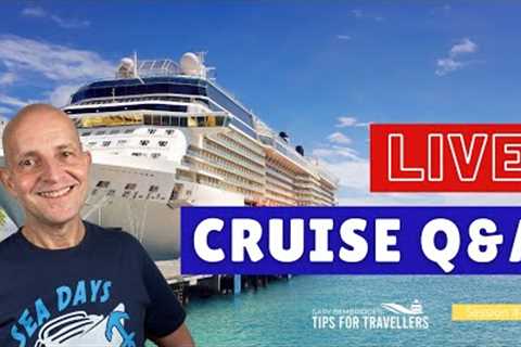 LIVE CRUISE Q&amp;A HOUR #41. Your Cruising Questions Answered. Saturday 25 September 2021