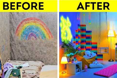 Extreme Bedroom Makeover || Organizing And Decorating Hacks For Your Bedroom