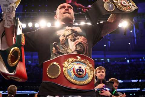 Boxing's Heavyweight Division: Usyk's win is a plot twist