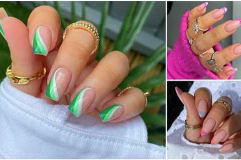 Latest Trending Nail Art Design Tutorial 2021 | @Indians Star | Beautiful Nail Polish