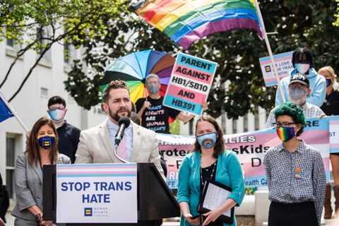 Alabama and North Dakota have rules that prohibit transgender girls from playing on female team.
