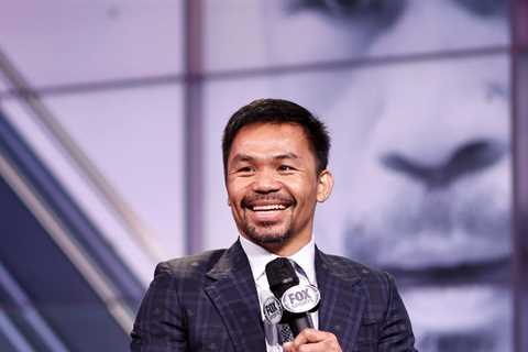 Manny Pacquiao Retires. He said, "My Time as a boxer is over."