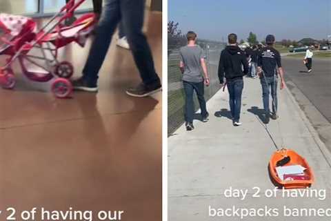 Idaho Schools Ban Backpacks After Finding Gun — Students Hilariously Obey