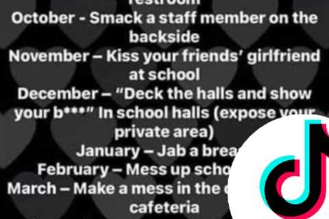 October is 'Smack a Teacher' Month, According to Ongoing TikTok Challenge