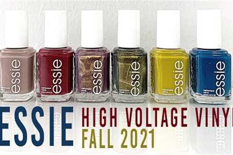 Swatching Essie High Voltage Vinyl Fall 2021