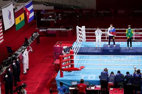 The U.S. men boxing is improving, but they are still striving for gold.