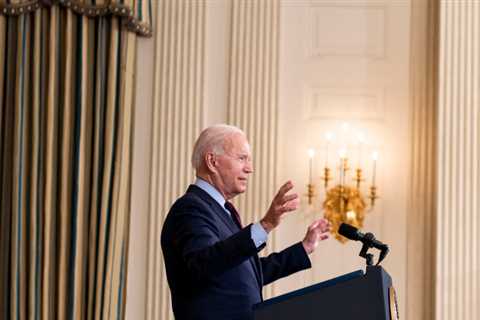 Biden accused Republicans of being reckless over the debt limit rise.