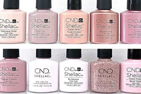 SWATCHING THE ENTIRE CND SHELLAC LINE 2021 [VIDEO #5]