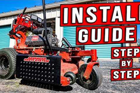 Installing The Ballard Advance Chute Blocker On A Stand On Mower (How To Guide)