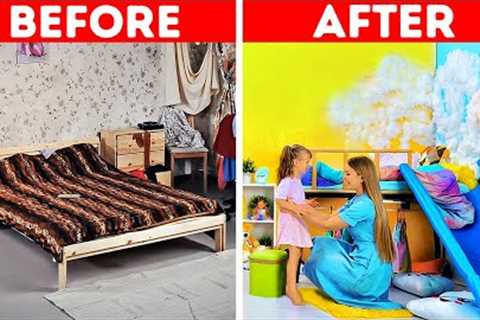 Incredible Bedroom Transformation || DIY Furniture And Home Decor Ideas